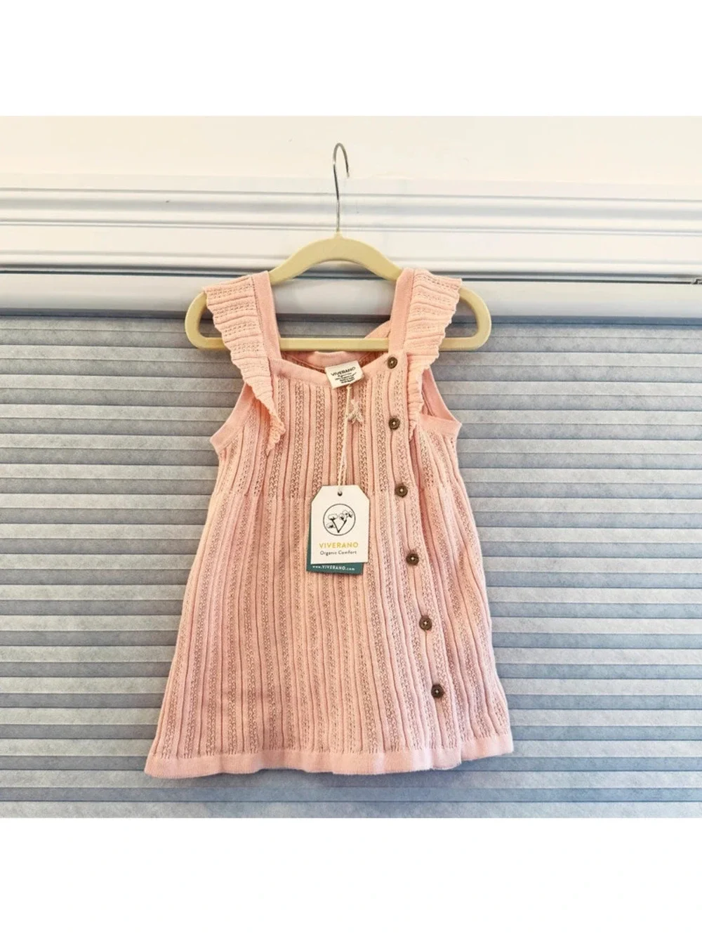 Viverano Organic Cotton Pink Knit Bundle 12–24M NWT Boutique Baby Girl